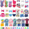 BARWA 10 Sets Doll Clothes - 5 Bikini Swimsuits and 5 Outfit Tops with 10 Shoes for 11.5 Inch Dolls