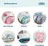 3-Piece Set Wildkin Microfiber Crib Bedding Comforter, Fitted Sheet & Crib Skirt - Dinosaur Land