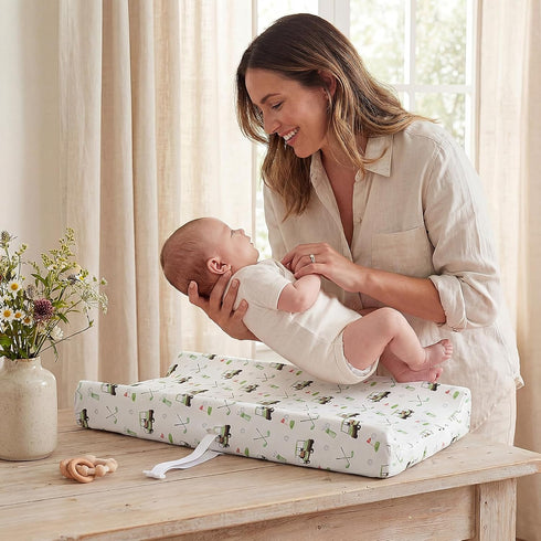 Hahafelt Cotton Changing Pad Covers for Boy Girl Essentials Registry Soft Baby Nursery Diaper Changing Pad Sheets