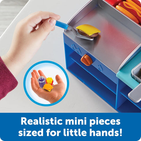 Set, Playset Learning Resources Mini Snack Shop Sorting Play Food Shop, Role Play Store, Kids Kitchen Accessories