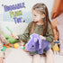 BenBen 13” Dinosaur Stuffed Animal, Cute Triceratops Plush Toys for Kids, Purple Baby Shower Birthday Gifts