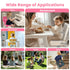 Toddler Booster Seat for Dining Table with Adjustable Straps, Kids Booster Seat for Kitchen Chair with Non-Slip Bottom