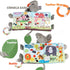 0-6 6-12-18 1-2 Elephant Touch and Feel Baby Books Toys Months, Loveys Crinkle Books for Babies,Infant Toys Months Year