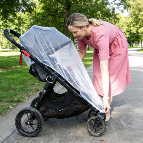 Hftjtsa 2 Pack Baby Mosquito Net for Stroller Durable Bug Netting for Strollers Cradles Jogger Bassinets Car Seats