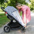 Hftjtsa 2 Pack Baby Mosquito Net for Stroller Durable Bug Netting for Strollers Cradles Jogger Bassinets Car Seats