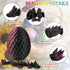 HASTRIDE 4PCS 3D Set 3D 3D Printed Dragon Eggs Small Printing Crystal Articulated Dragons in Surprise Eggs Unique