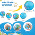 50 Pcs Globe Stress Balls - 3 Inch Mini World Stress Balls for Educational Classroom Party Favors