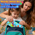 Minecftoy Set, 3+ Magnetic Blocks Mini Travel Essentials Toddler Toys with Case Kids Magnet Building Blocks Sensory