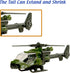 Die-cast Military Vehicles - 6 Pack Assorted Alloy Metal Army Vehicle Models, Mini Army Toy Playset for Kids