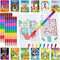 BenLouis 24 Christian Mini Coloring Books Kids with 24 Stacking Crayons Bible