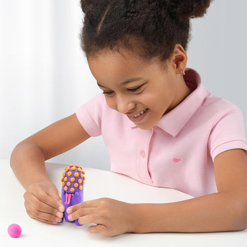 Set-Colourful 15 HEY CLAY - Beasts Modeling Kids-Air Dry Clay Kit cans and Sculpting Tools with Fun Interactive
