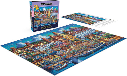 Buffalo Games - Eric Dowdle - St. Augustine - 1000 Piece Jigsaw Puzzle for Adults - 26.75 x 19.75