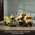 JOYCOLI Sets 2 M2 8-14 Military Vehicles Building Compatible with Lego, Includes Army Armored Trucks Toy Models