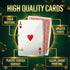 5X7 Inch Bedwina Giant Jumbo Playing Cards, Large Print Playing Cards for Seniors, Kids, Adults - Funny Deck