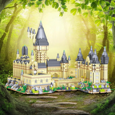 3000+PCS Micro Mini Blocks Magic Castle Building Blocks Toys, Creative Hog Tower Sets for 6+ Boys and Girls