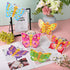 Hedeey 36 Packs Set, 36) Spring Butterflies Craft Kits for Kids,Make Your Own Butterfly Paper Craft Spring DIY Art