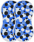 Set 2, 22 11 Inch Muslin Baby Burp Cloths of Soft Absorbent Black White Dot Pattern Muslin Washcloths, Bibs, Face Towel
