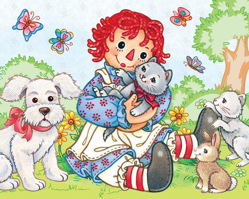 MasterPieces Puzzle Set - 4-Pack 100 Piece Jigsaw Puzzle for Kids - Raggedy Ann 4-Pack