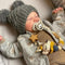 ADFO Lifelike Reborn Baby Dolls Silicone Full Body Boy - 17-Inch Soft
