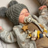 ADFO Lifelike Reborn Baby Dolls Silicone Full Body Boy - 17-Inch Soft