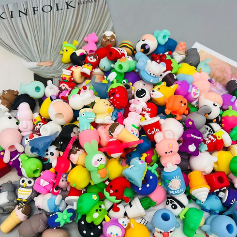 50pcs Adorable Mini Kawaii Capsule Toys Collection Perfect for Sharing Educational Great for Kids Boys Girls Goodie Bag