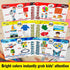 Phonics Flash Cards, Learn to Read in 20 Phonic Stages, Educational Games for Kids Ages 4-8, Kindergarten
