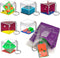 Brain Teaser Puzzle Cubes on Keychain (6 Pack) - Mini Maze Toys