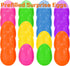 Kiddokids 50 Easter Eggs Prefilled Mochi Squishy, Stress Relief Squishies Toys for Easter Theme Party Favor, Easter