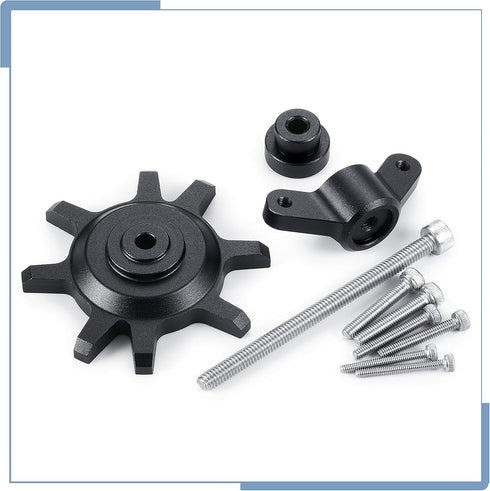 Zolikar RC Tires Tool for 1.9/2.2 Crawler Tires Installation and Removal for 1/10 Scale RC Crawler Car (Black)
