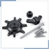 Zolikar RC Tires Tool for 1.9/2.2 Crawler Tires Installation and Removal for 1/10 Scale RC Crawler Car (Black)