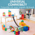 Pack 40PCs Set 3+, Set Learn & Grow Magnetic Tiles Road Expansion - Road Toppers for Cars, STEM Learning & Building Toy