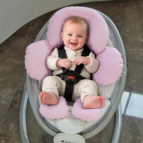 2-in-1 Pro Goleem Infant Car Seat Head Neck Body Support, Ultra-Soft Minky and Microfiber Newborn Car Seat Insert