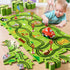 Bennol Toddler Toys for 3-5 Year Old Boys - 39 Jigsaw Puzzle Race Track Car Set for Kids