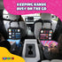 Travel Fidget Case Set - 12 Fidget Toys, Road Trip Activities for Kids, Sensory Toys for Long Trips (Pink)