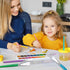 YGAOHF 6PCS Paint Brushes for Kids, Assorted Washable Paintbrushes Set, Easy to Clean & Hold Small Toddler Paint Brush