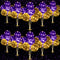 Junkin 10 Set Balloon Stand Kit for Centerpiece with LED String Light