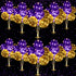 Junkin 10 Set Balloon Stand Kit for Centerpiece with LED String Light