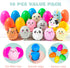 10 JOYIN Pcs Jumbo Easter Eggs Filled with Cute Stress Reliever Animal Squishy Toy for Easter Egg Hunt, Kids Party
