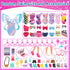 BARWA 70 Pack Doll Clothes and Accessories, 3 Wedding Gowns, 5 Long Dresses, 4 Tops, 4 Pants, 3 Swimsuits