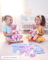 17-22 Inch 5 Sets BABESIDE Reborn Baby Doll Clothes for Dolls, Baby Doll Clothes Outfits Accessories - Romper Suit