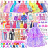 101 Package, 5 2 2 2 67 11.5 inch 3-10 ZITA ELEMENT Pcs Doll Clothes and Accessories Ramdom Style Gift Box Wedding