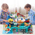NIPLOOOW Playset 3-5, Set 10 3 4 5 6 7 8 Dinosaur Race Track for Boys Kids Dinosaur Climbing Hills Car Track Play