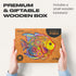 196 12.6 9.6 Inches (32 24 cm) Packaging, UNIDRAGON Original Wooden Puzzle Shiny Fish, Pieces, Medium x x Beautiful