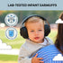 Baby Travel Noise-Cancelling Earmuffs - Adjustable Headband Infant Ear Protection Headphones for 0-24 Months