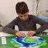 PLUS PLUS Puzzle by Number - 800 Piece Earth - Interlocking Mini Puzzle Blocks for Kids, Construction Building