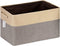 Sea Team 3-Pack Extra Large Storage Basket Set, Trunk Organizer, Rectangular Canvas Fabric Collapsible Shelf Box