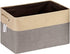 Sea Team 3-Pack Extra Large Storage Basket Set, Trunk Organizer, Rectangular Canvas Fabric Collapsible Shelf Box