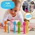 Bumco Mini Baby Diaper Cream Spatula with Case - BPA-Free Silicone Diaper Spatula with Suction Cup, Wipe-Clean Baby