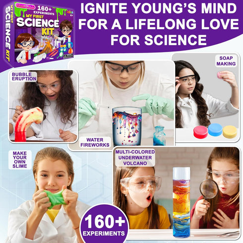 5-7 8-12 Set, Jim&Gloria Science Kits for Kids Age Year Old Birthday Gifts for Girls Boys, Learning & Educational Toys