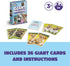 Summer 3+ Giant Matching Game Baby Animals - Toys - Game Night - Travel Games - Memory, Learning Game - Jumbo Playing
